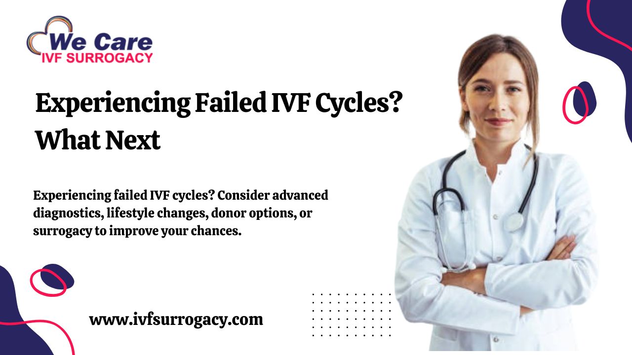 Experiencing Failed IVF Cycles? What Next