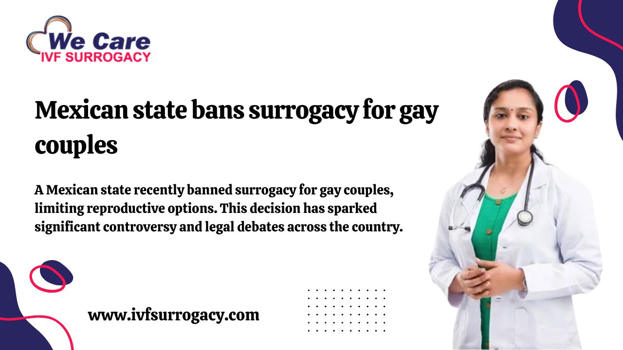 Mexican state bans surrogacy for gay couples