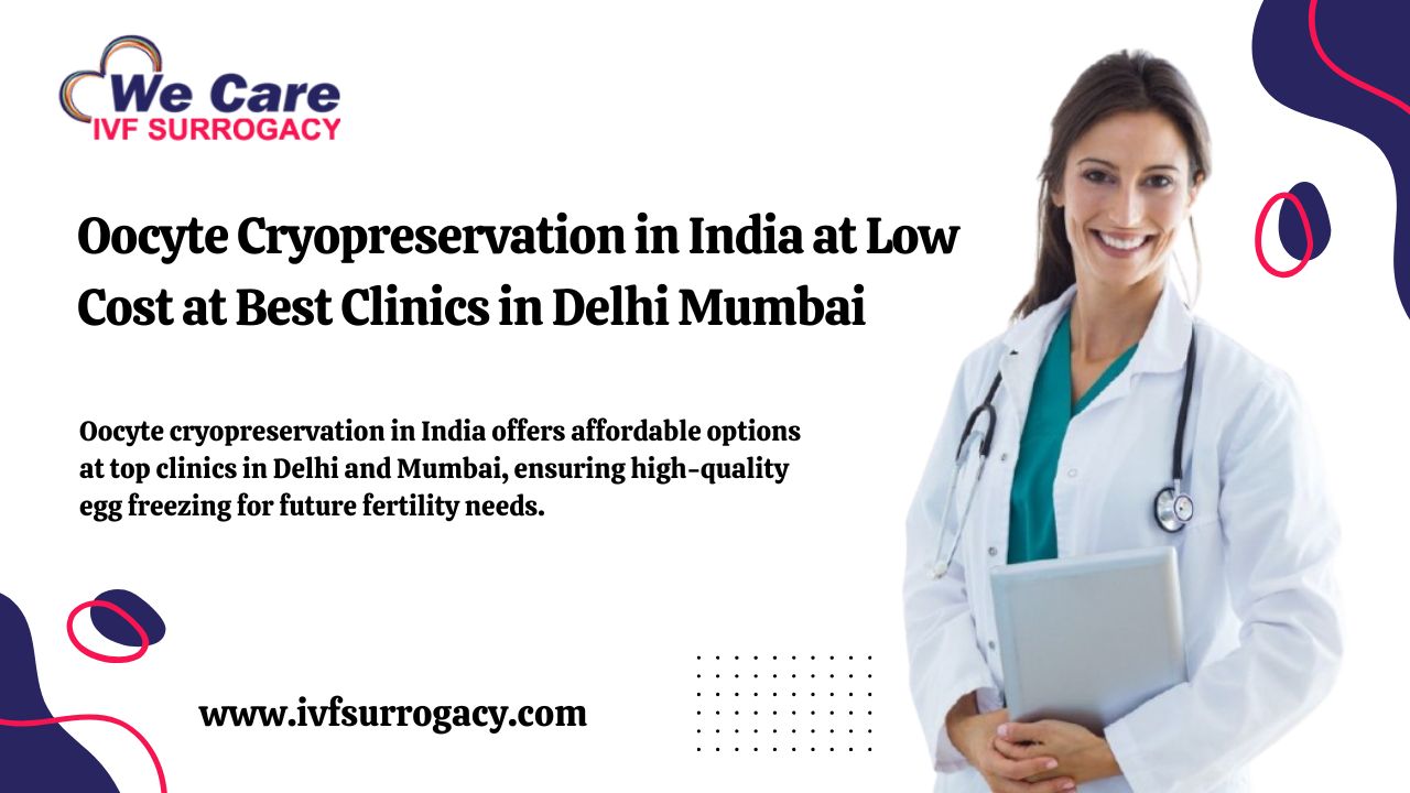 Oocyte Cryopreservation in India at Low Cost at Best Clinics in Delhi Mumbai