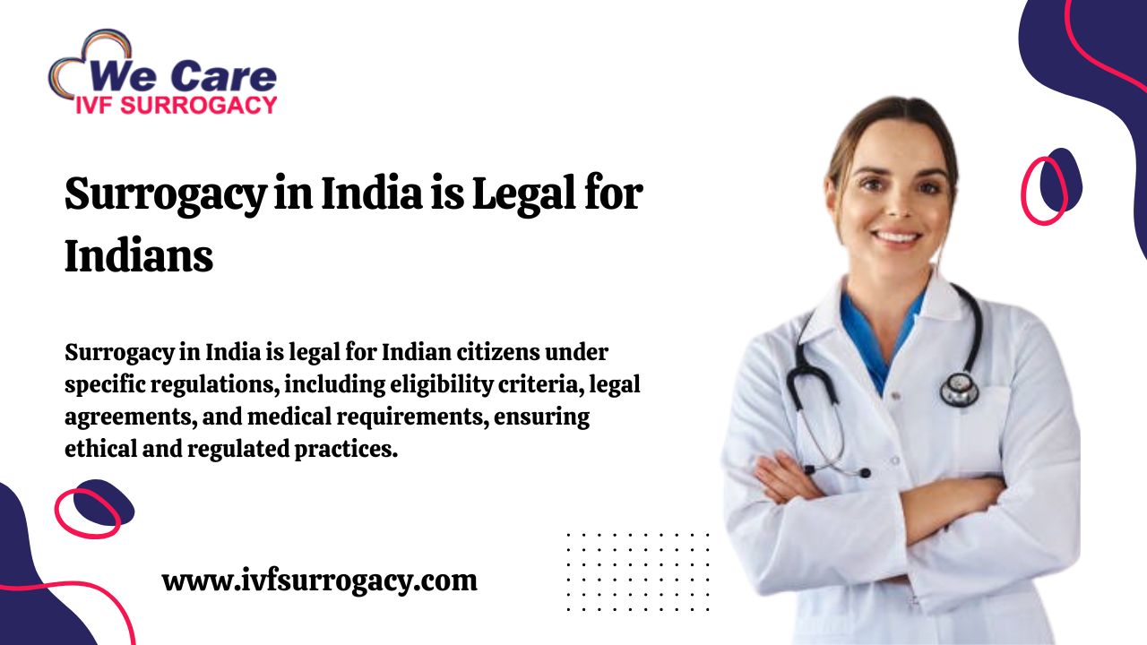 Surrogacy in India is Legal for Indians