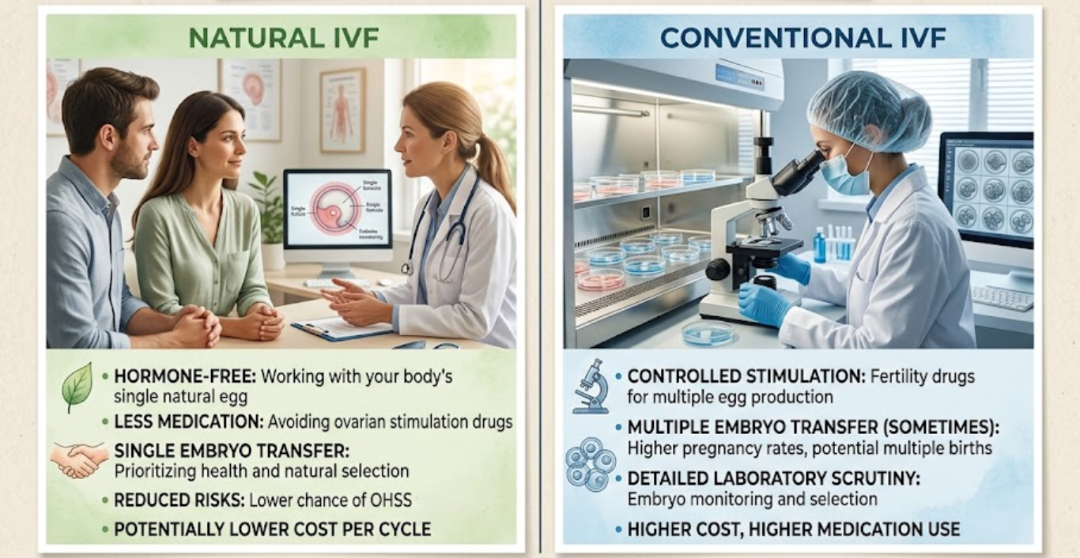 Natural Vs Conventional IVF