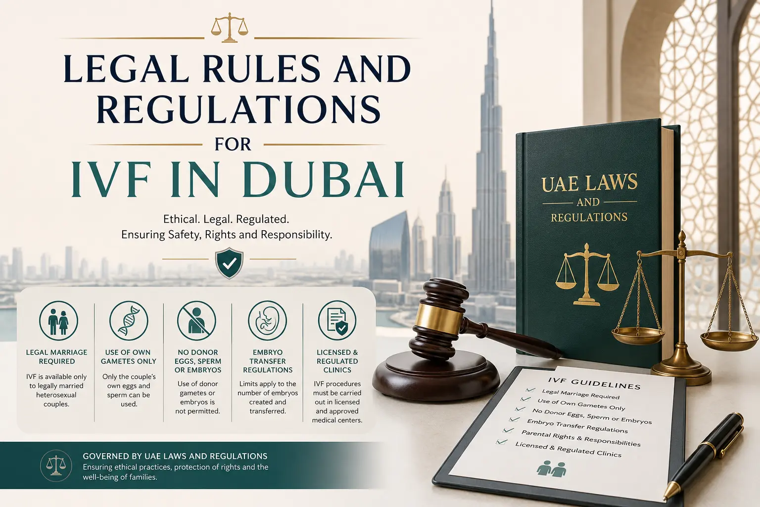 Legal Rules and Regulations for IVF in Dubai