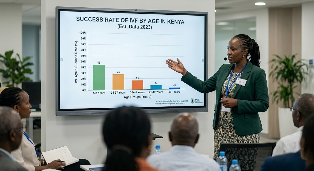 success rate of IVF by age in Kenya