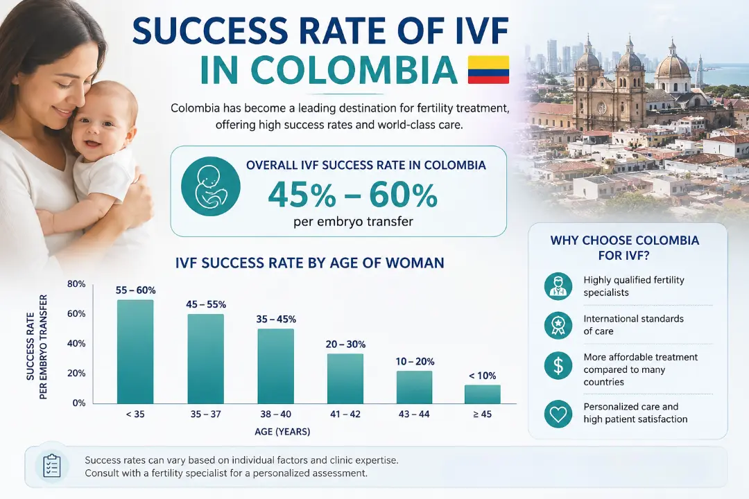 success rate of IVF in Colombia