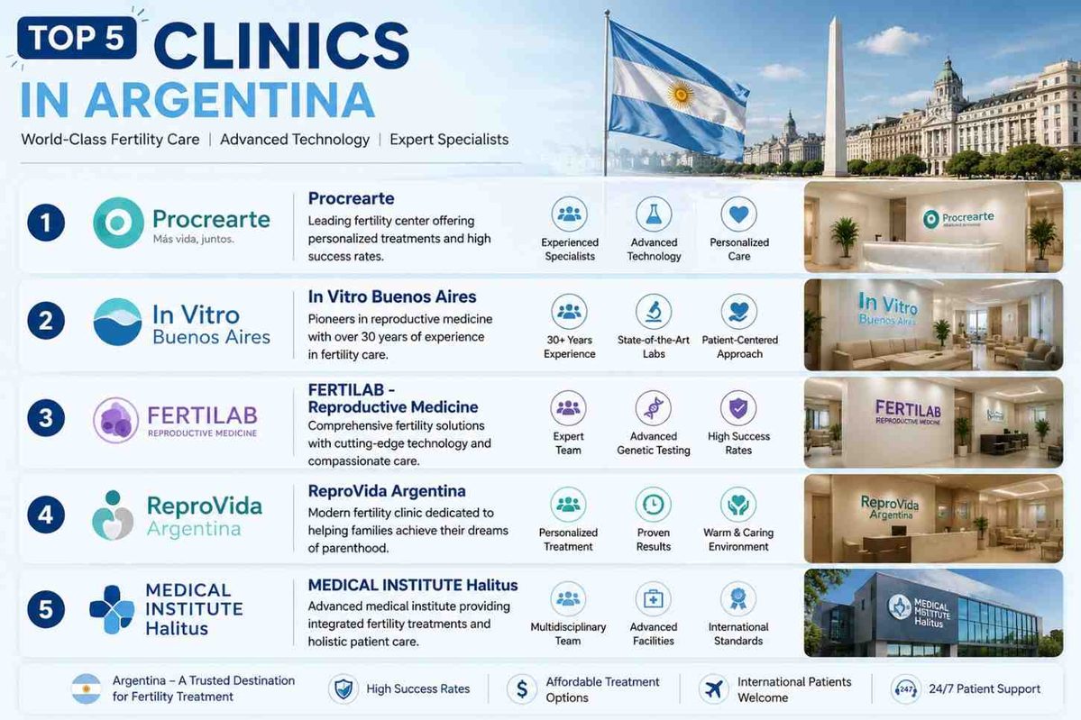 Top 5 clinics in Argentina